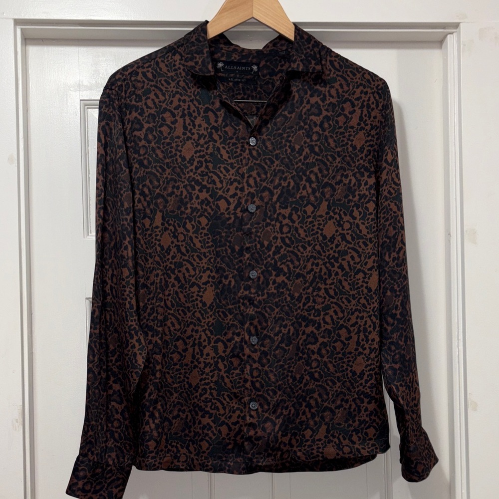 AllSaints Button up long sleeve shirt
